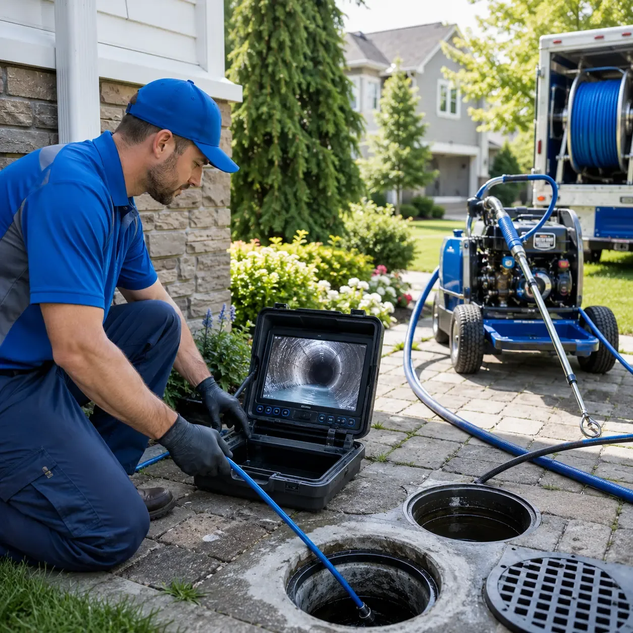 Outdoor drain cleaning professionals serving Horse Branch, KY